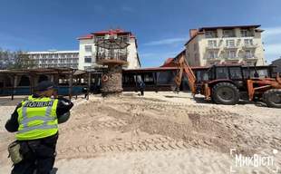 На популярному курорті Миколаївщини демонтували майно готелю