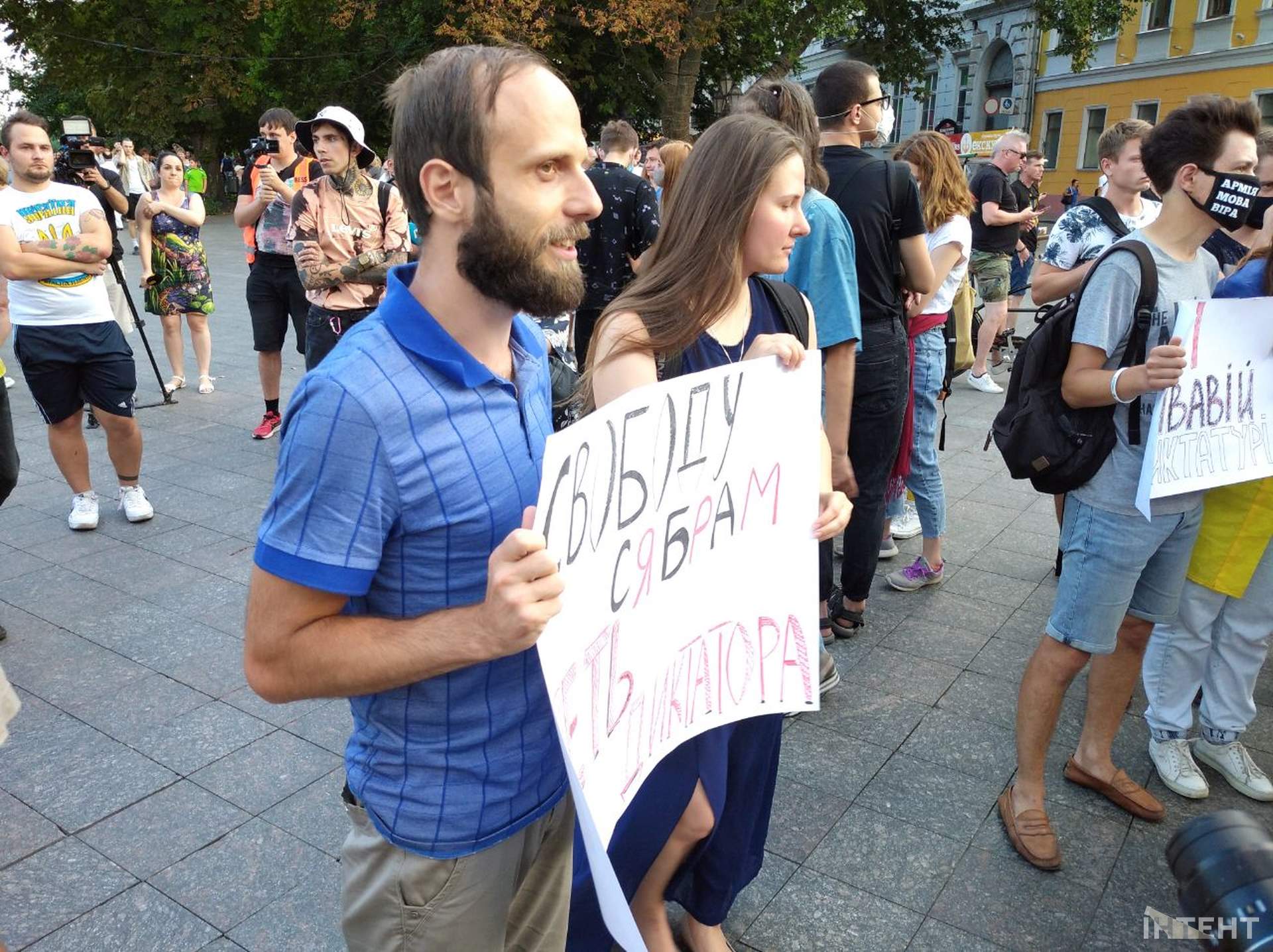 "Жыве Беларусь": в Одесі підтримали акції білорусів за чесні вибори