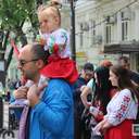 В Одессе состоялся юбилейный десятый МегаМарш в вышиванках