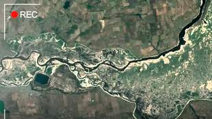 Супутник показав, як змінилось Каховське водосховище на Херсонщині