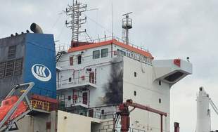 Two ships hit by Russians on their way to Odesa ports