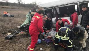Четырнадцать пострадавших: на трассе в Одесской области второе ДТП с участием маршрутки