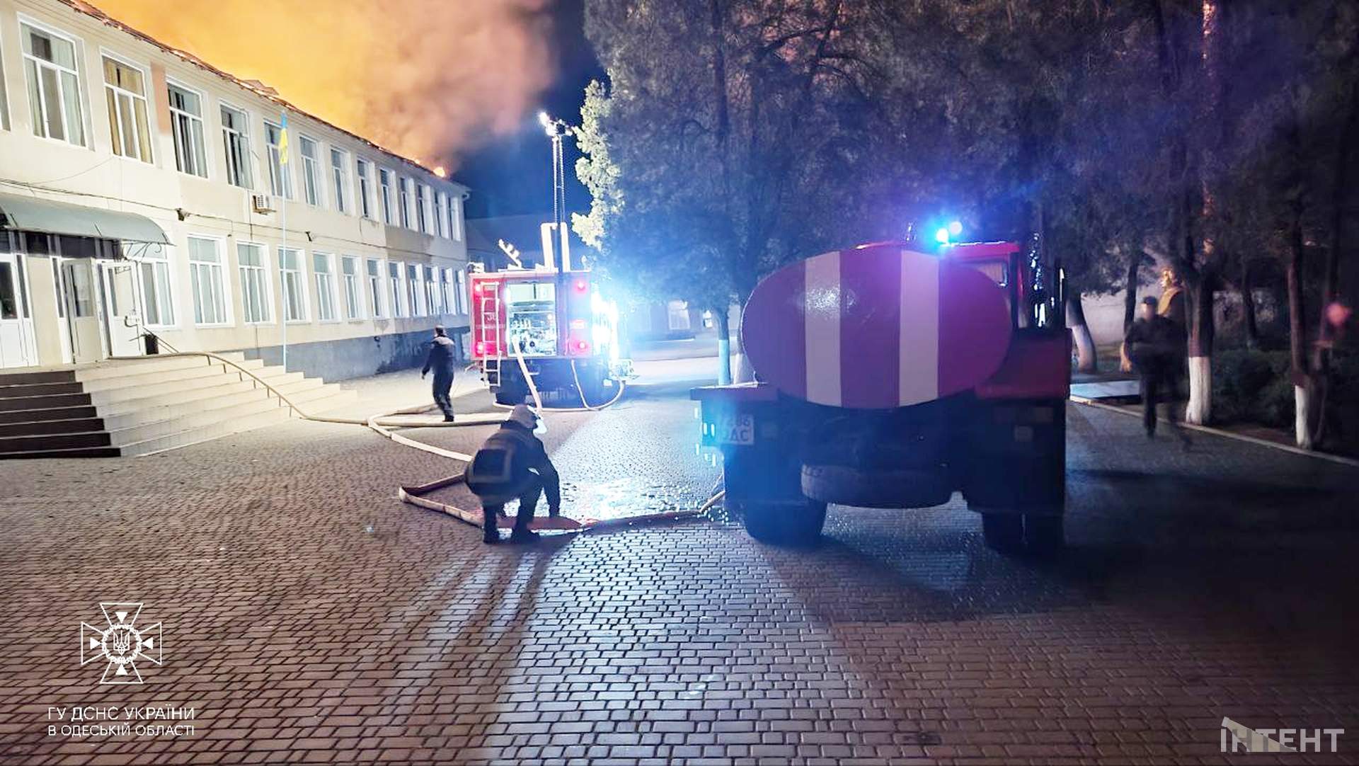В Татарбунарах на Одещині вночі горів ліцей