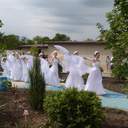 Під час фестивалю вуличного мистецтва у Доброславі відкрили металеву "перлинку"