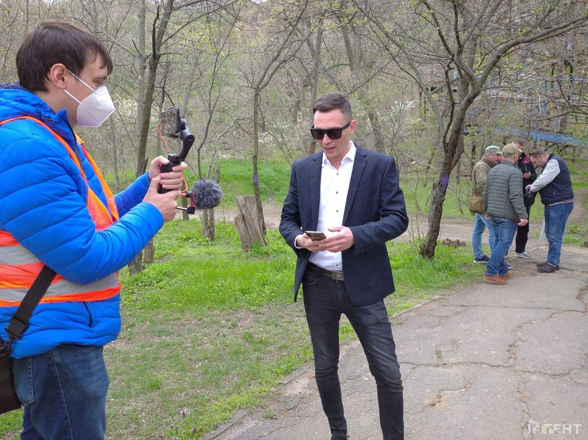 Акція проти будівельних робіт біля «Чкаловського» пляжу