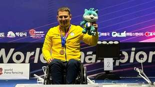Николаевский парафехтовальщик получил бронзу на чемпионате мира