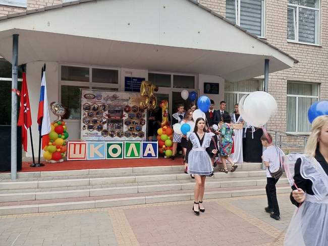 A seized school in Henichesk. PHOTO: rosmedia