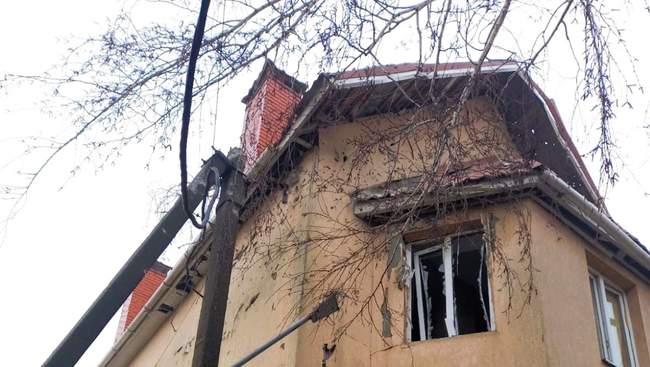 Наслідки атаки на Херсонщині. ФОТО: npu.gov.ua