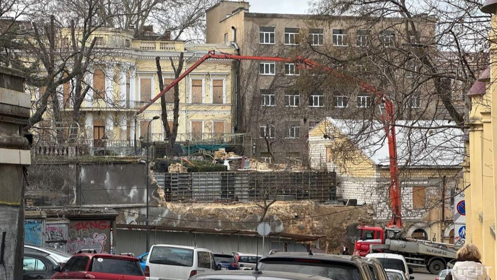 В Одесі розпочали реконструкцію біля Будинку вчених