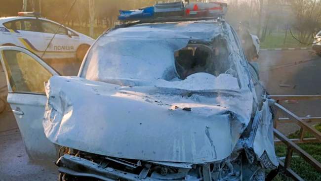 Наслідки атаки на Херсонщині. ФОТО: npu.gov.ua