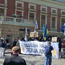 В центрі Одеси зустрілися акція за традиційні цінності та мітинг проти Цивільного кодексу