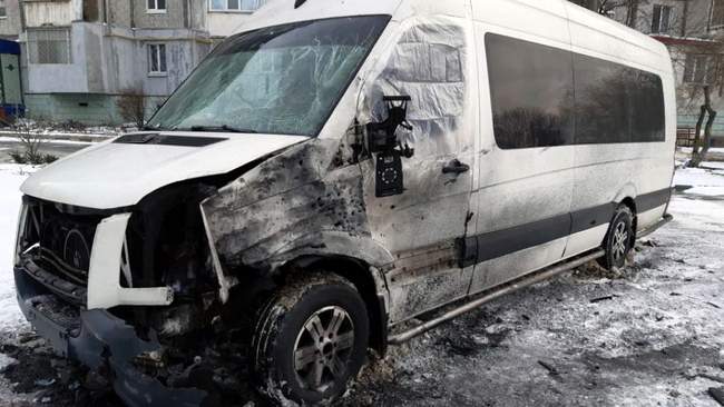 Consequences of the attack in Kherson. PHOTO: npu.gov.ua