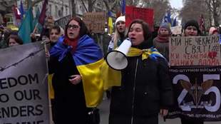 Николаевцы организовали шествие в поддержку военнопленных и пропавших без вести