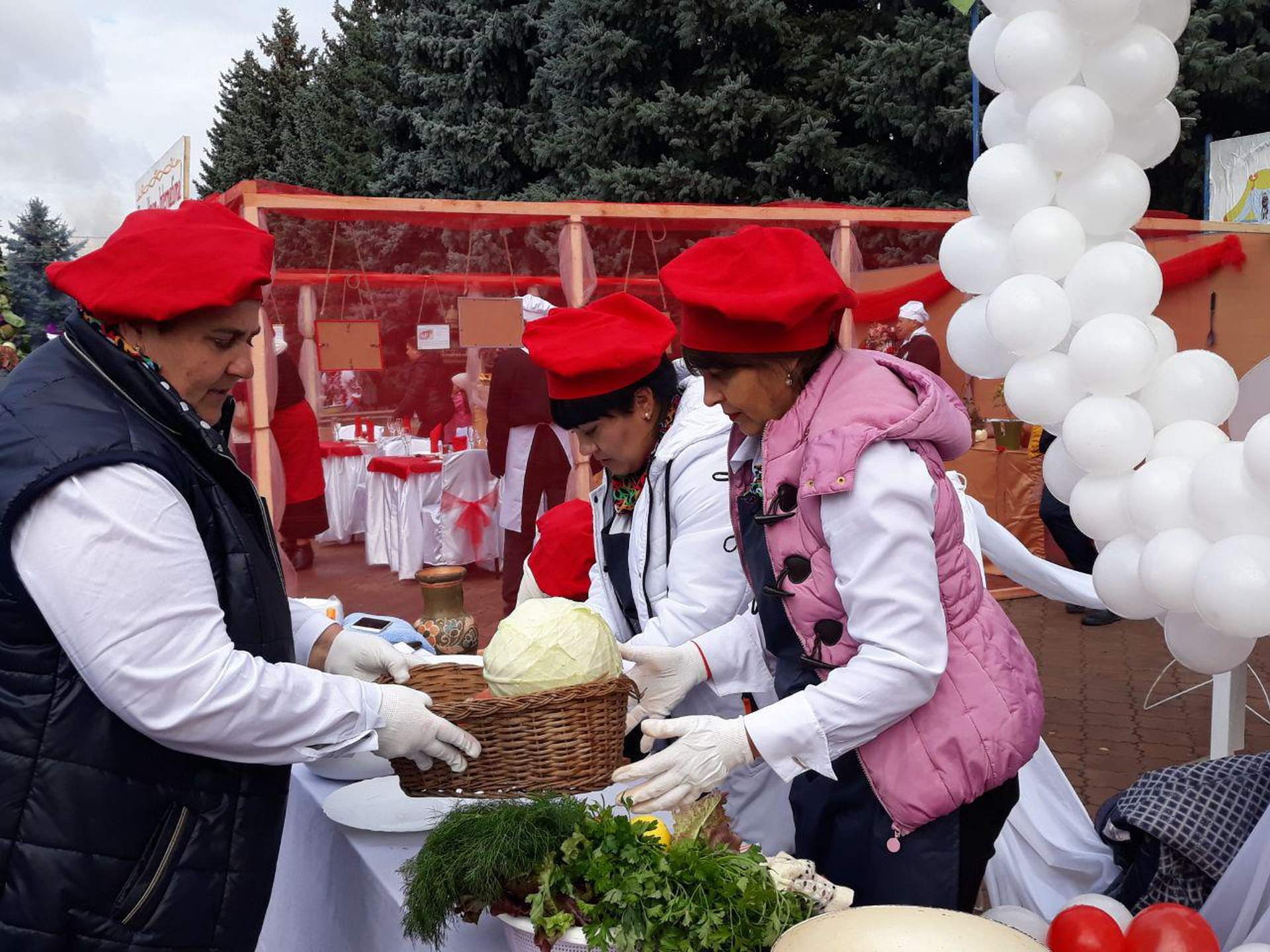 Дерево из капусты, борщ с клубникой и тридцать команд: как в Великой Михайловке соревновались в приготовлении главного украинского блюда