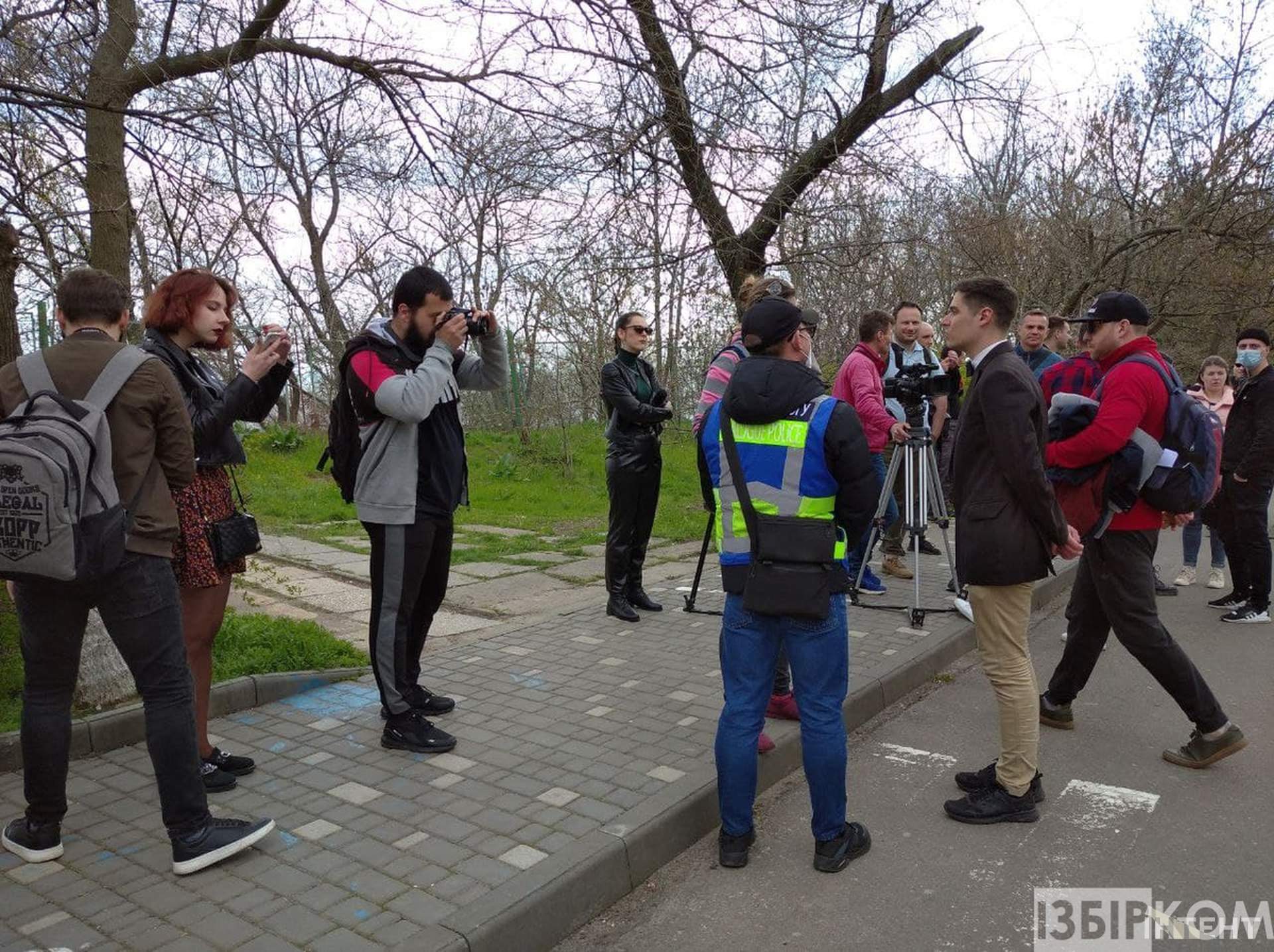 Акція проти будівельних робіт біля «Чкаловського» пляжу