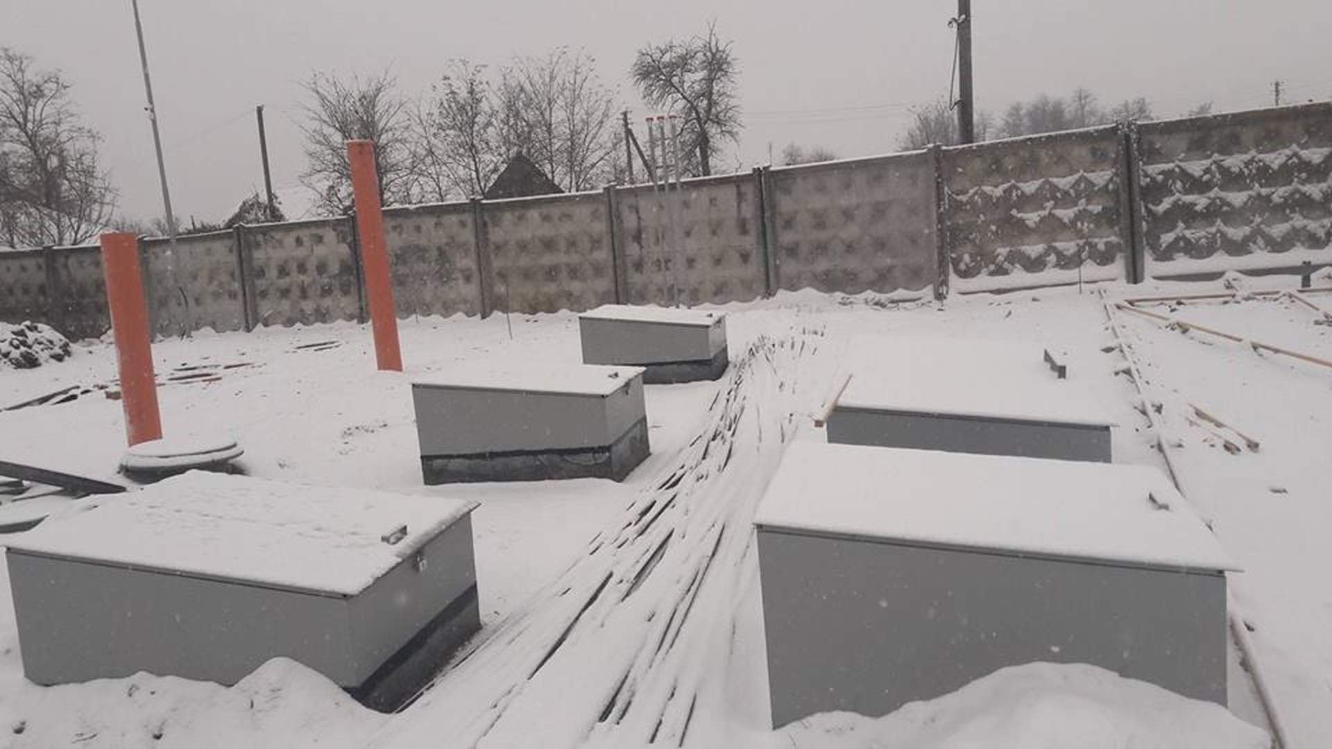 На север Одесской области пришла зима