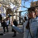 В Одесі вшанували пам'ять вбитих росіянами у драмтеатрі Маріуполя