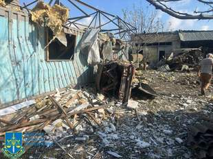 Prosecutor's Office shows destruction caused by UAV attack in Odesa