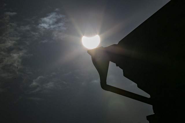 Solar eclipse in Odesa region