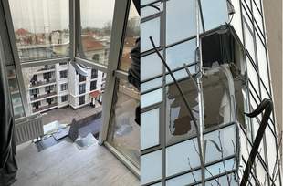 Уламки ракети пошкодили будинки в Одесі