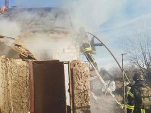 Внаслідок російських обстрілів на Херсонщині виникло дві пожежі