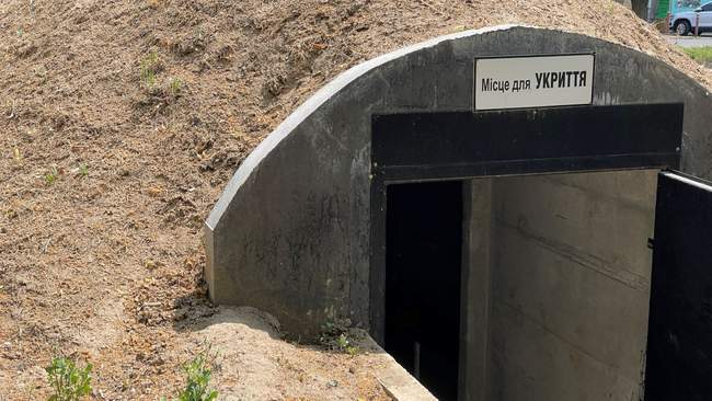 A shelter in Kherson. SCREEN SHOT: video by suspilne.media