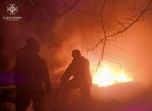 Вогнеборці Херсона в черговий раз долали наслідки масованих обстрілів обласного центру