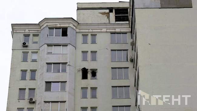 Наслідки атаки на Одещині. Фото: Інтент