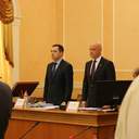 Сессия Одесского городского совета: одесситы с плакатами и листовки в сессионном зале