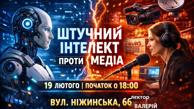 Лекція "Штучний інтелект проти медіа"
