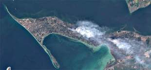 Кінбурнська коса потерпає від пожеж внаслідок обстрілів