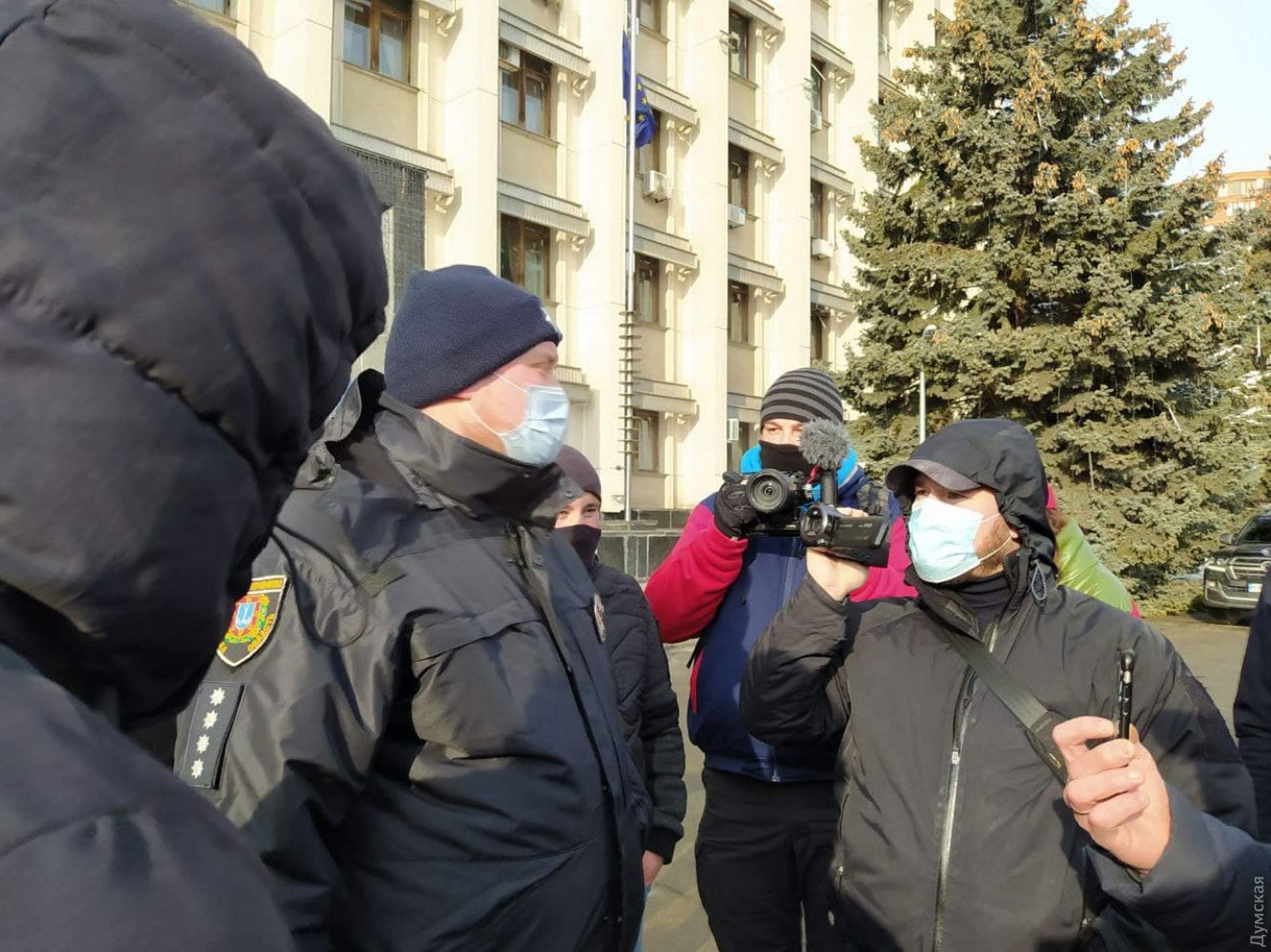 Як в Одесі проти тарифів протестували