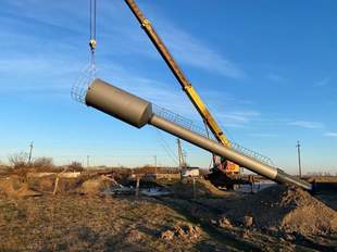 В одній з громад на Херсонщині встановили нову водонапірну башту