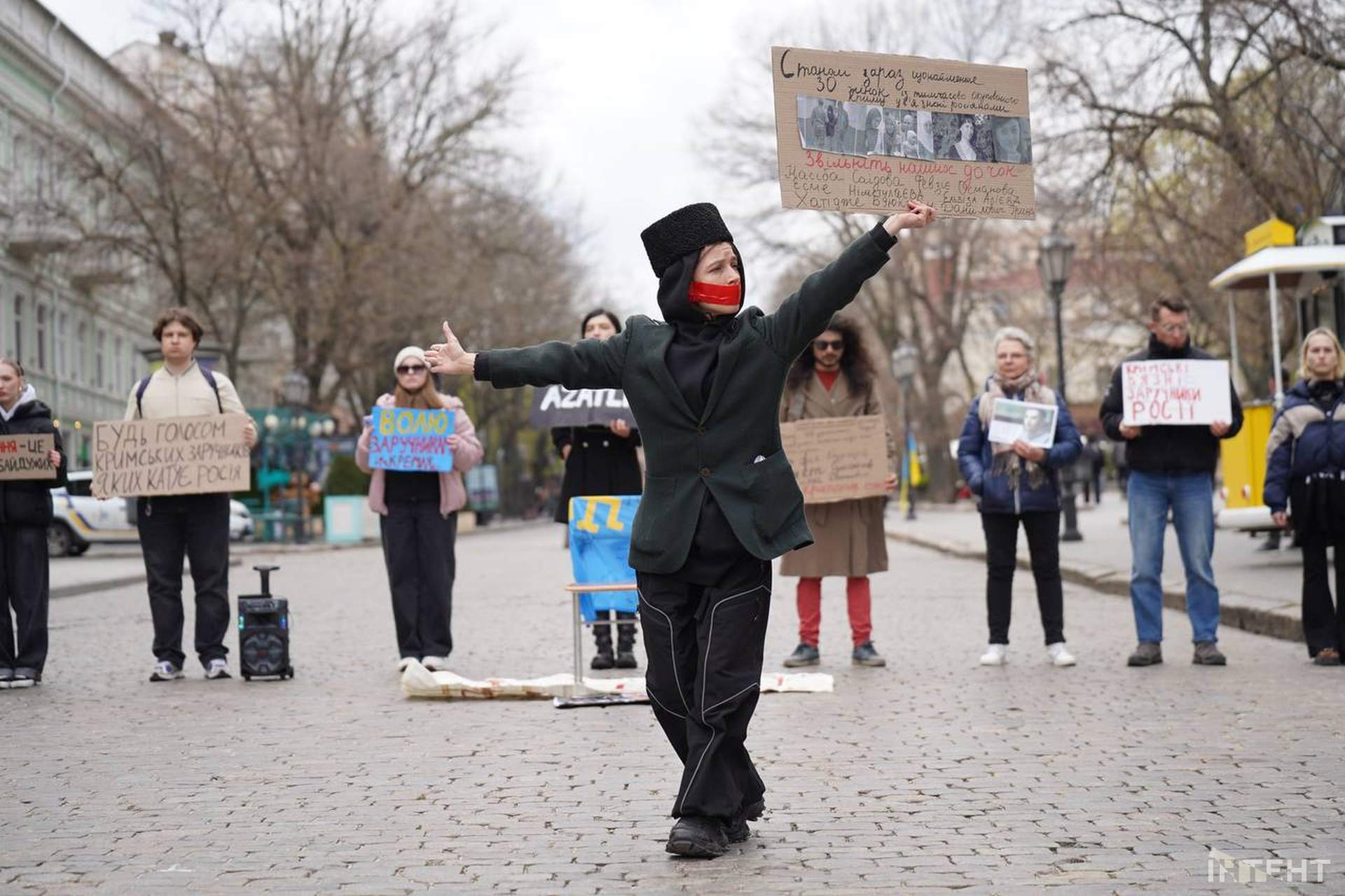 В Одесі відбулася третя маніфестація "Німий крик" на підтримку кримських татар