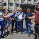 Біля Одеської облдержадміністрації відбувся мітинг журналістів проти законопроєкту про медіа