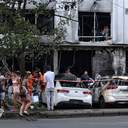 Внаслідок нічного обстрілу Одеси постраждали відділення банку та супермаркет