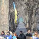 У другу річницю вторгнення одесити вийшли на 26 щосуботню акцію перед мерією