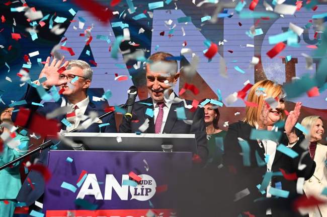 ANO party winners of the election. PHOTO: CNN