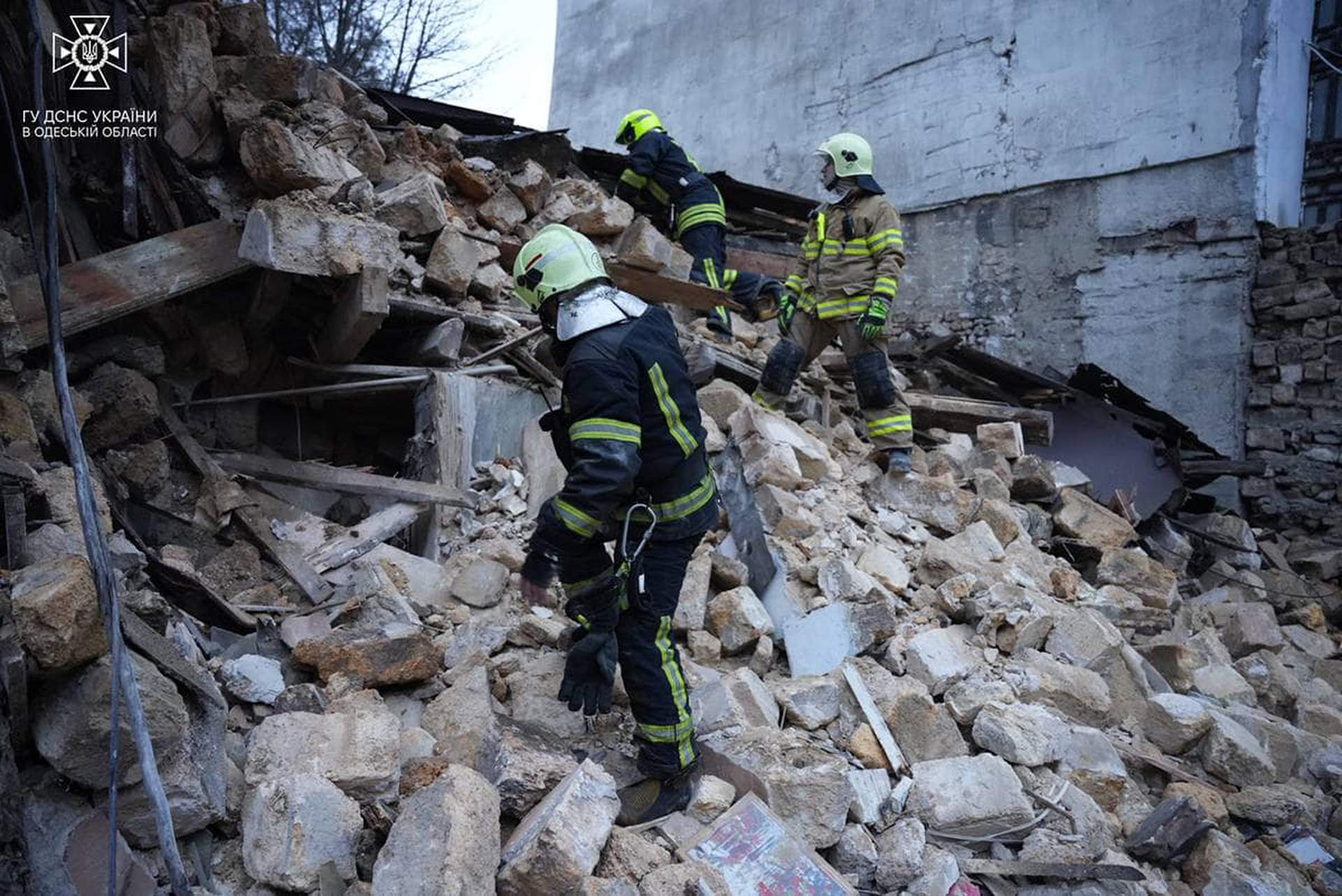 Стався другий за два тижні обвал будинку в центрі Одеси