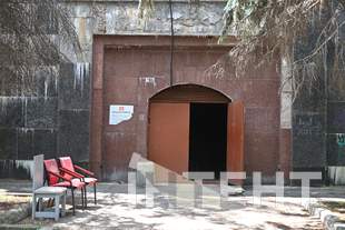 A shelter in the "Fairy Tale Tunnel" in Odesa has been left in a state of disrepair