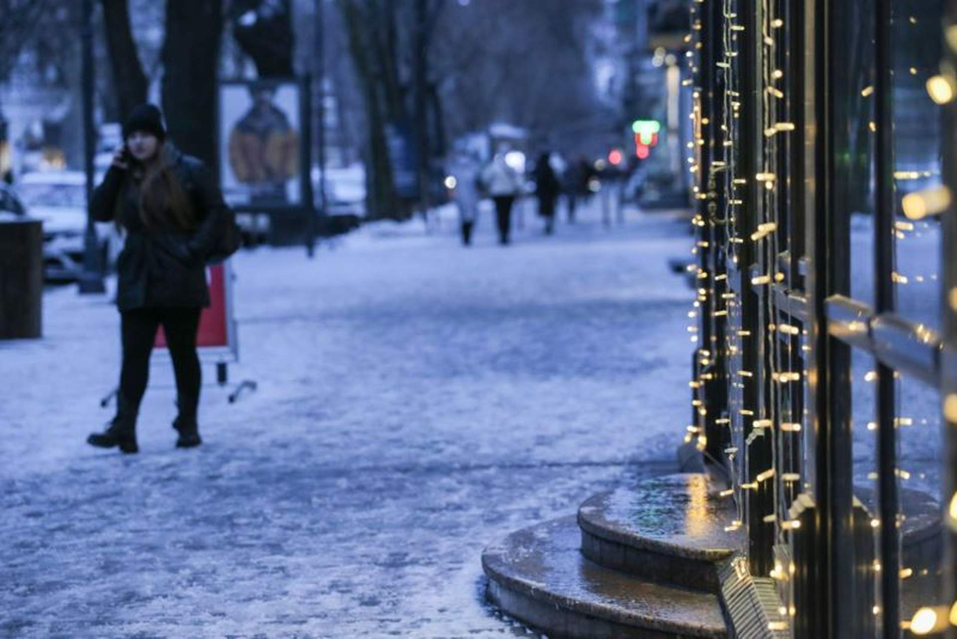 В Одесу завітала зима