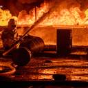 На Одещині пожежу після російської атаки гасили за допомогою потяга