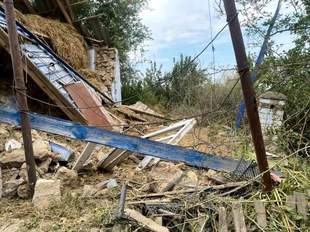 Окупанти обстріляли житлові квартали Херсонщини та поранили людину