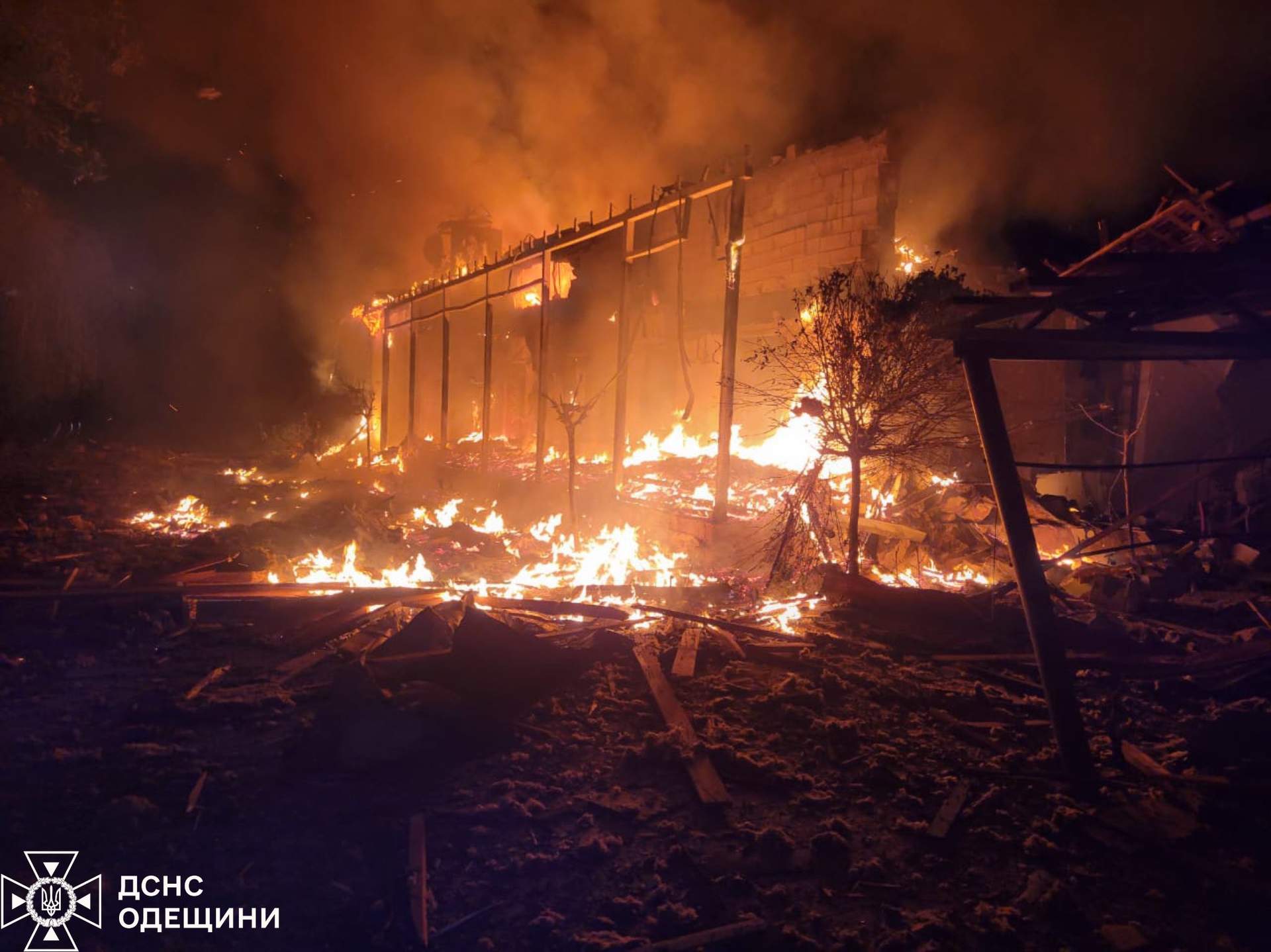 На Одещині російські дрони влучили в житлові будинки