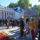 Акція в рамках "Одеса Прайду": протистояння біля мерії