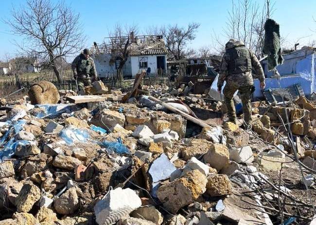 Тернові Поди після звільнення. Фото: поліція Миколаївської області