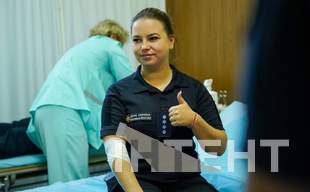 Odesa rescuers donate blood for the Armed Forces of Ukraine
