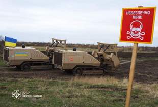More than 70 percent of agricultural land has been cleared of mines in de-occupied Kherson region