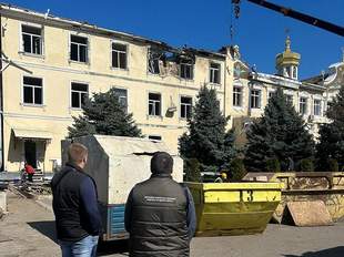 Екологічні інспектори підрахували шкоду природі від влучання ракети в одеський монастир