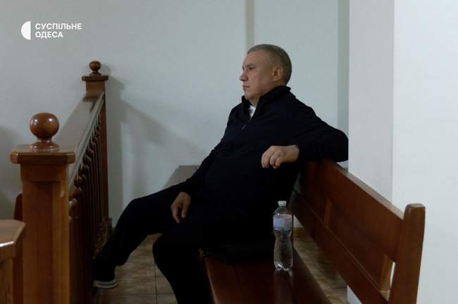 Євген Борисов на судовому засіданні. ФОТО: Суспільне Одеса